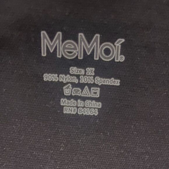 MeMoi 2 pack NWOT HIGH-WAISTED SEAMLESS FIRMING THIGH SHAPER MOCHA & BLACK 1x - Picture 2 of 7